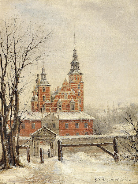 Rosenborg ved vintertide 1853