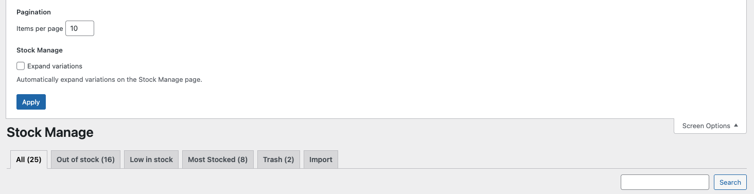 Woo Stock Manage & Report
