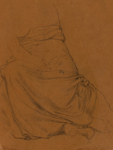 Etude de draperie 1863 1864
