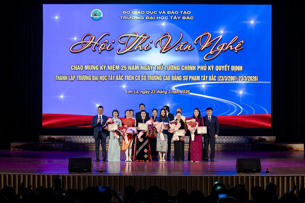 Chương trình kỷ niệm 25 năm ngày Thủ tướng Chính phủ ký Quyết định thành lập Trường Đại học Tây Bắc trên cơ sở Trường Cao đẳng Sư phạm Tây Bắc (23/3/2001 - 23/3/2026)