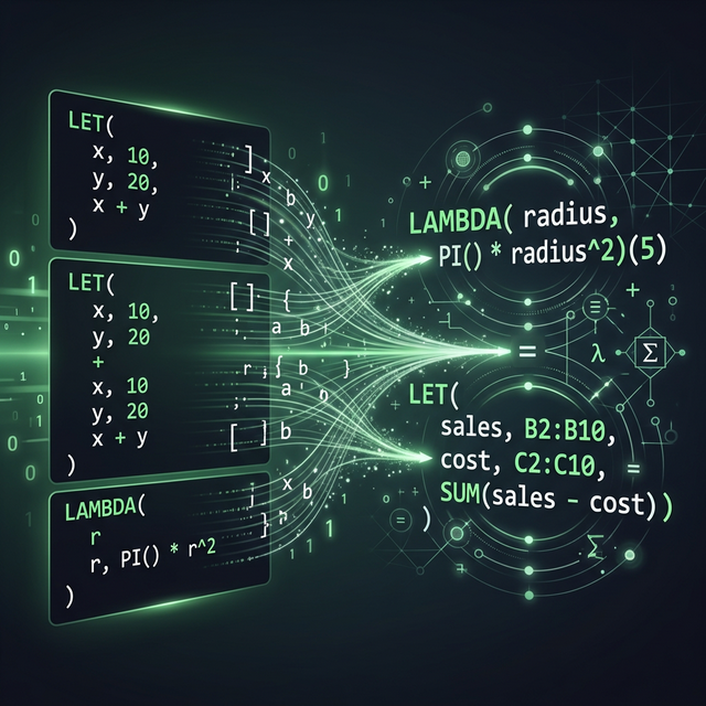 LET, LAMBDA Và LÀM SẠCH Công Thức Trong Excel 365