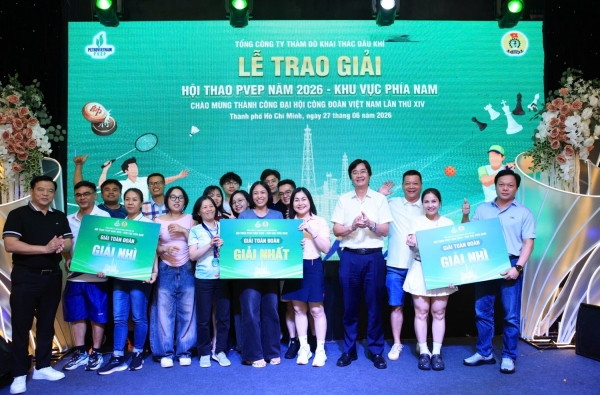 "Hội Thao PVEP Khu Vực Phía Nam 2026: Kết Nối Sức Mạnh và Lan Tỏa Văn Hóa Doanh Nghiệp"