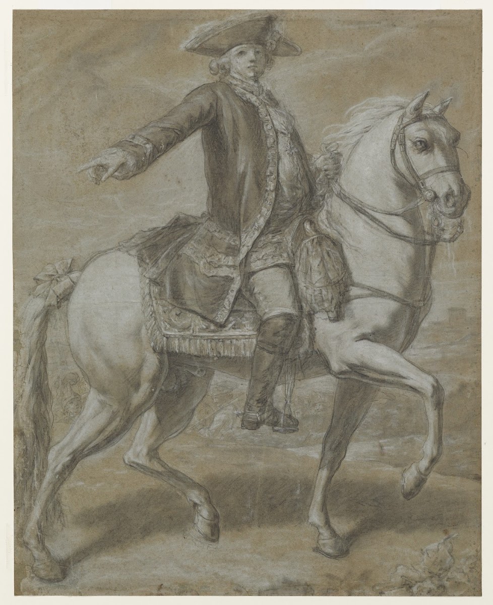 Study for the Equestrian Portrait of a Royal Personnage c 172633