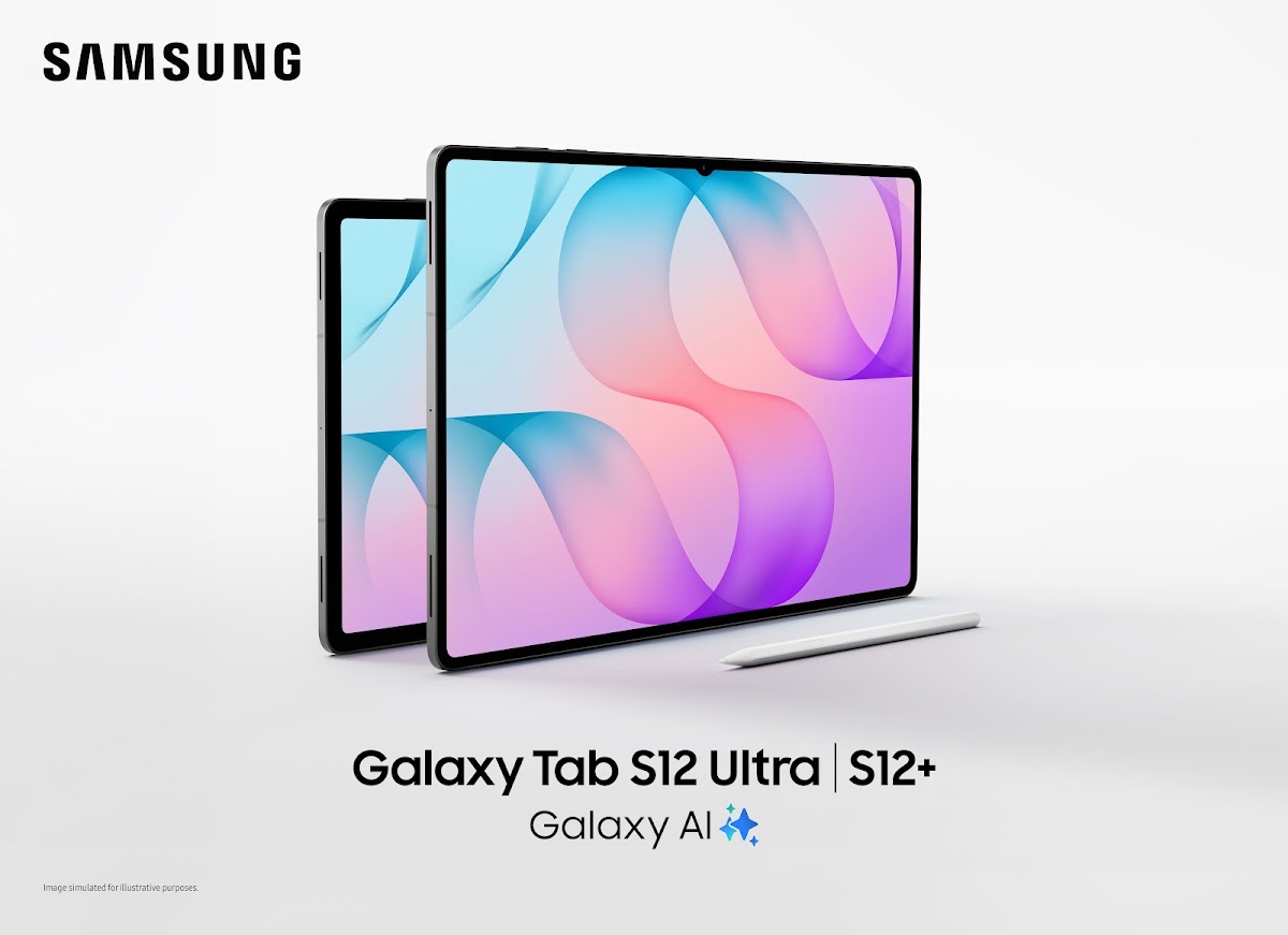 Samsung apresenta série Galaxy Tab S12: Os novos tablets com Galaxy AI e design ultrafino