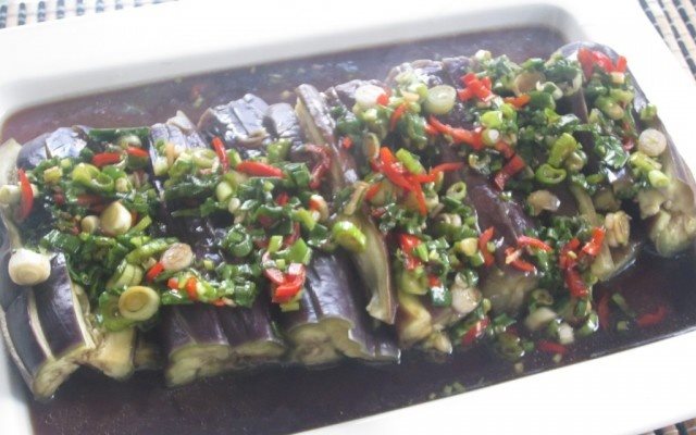 Cà Tím Sốt Nước Tương