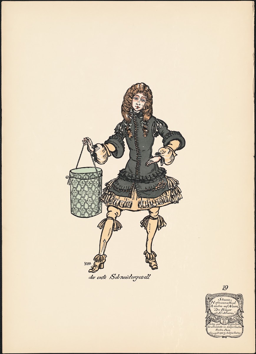 Der erste Schneidergesell 1912