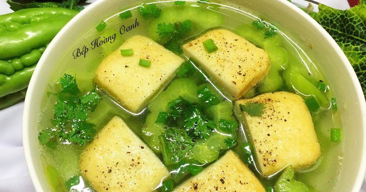 Canh Khổ Qua Nấu Đậu Hủ Cá