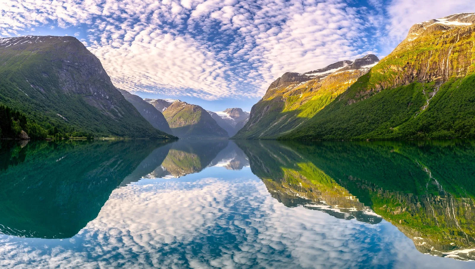 Tranquil Mountain Lake Reflection - Nature Photography 5K Wallpaper (6143x3485)