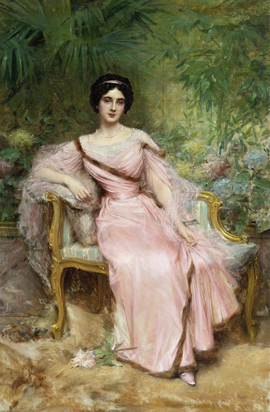 Portrait Of Suzanne Hudelo Née Armand Sitting In A Greenhouse