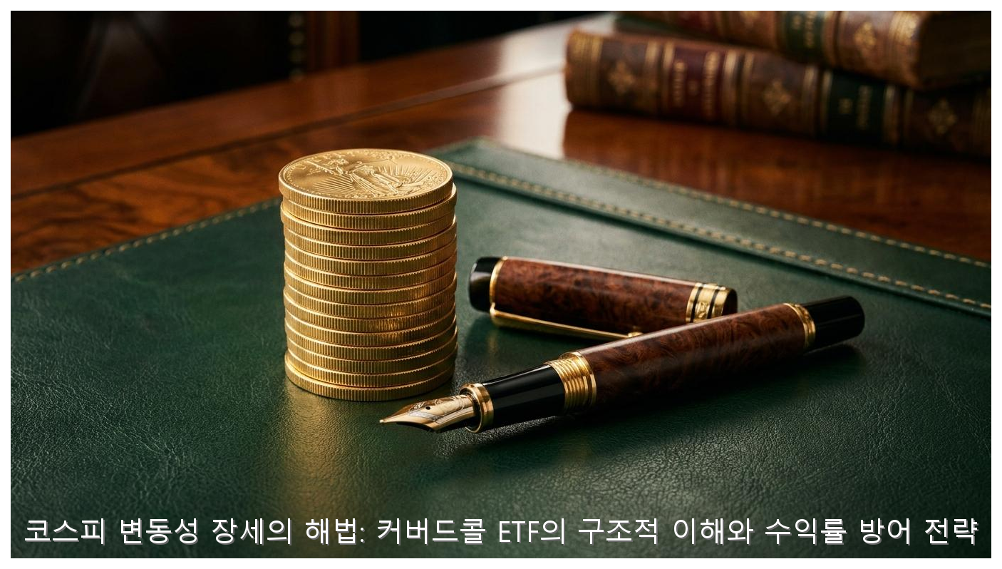 코스피 변동성 장세의 해법: 커버드콜 ETF의 구조적 이해와 수익률 방어 전략 핵심 안내 및 분석 인포그래픽 (3)