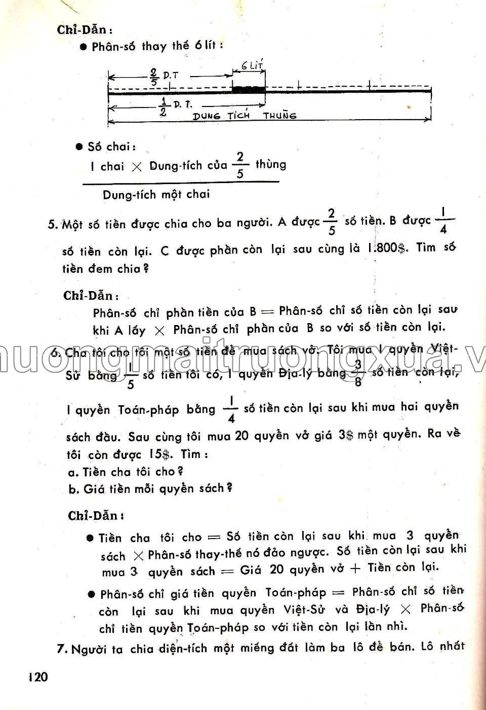 Toán pháp lớp 5 (1970) - Trang 119