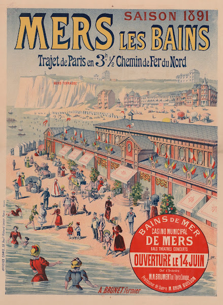 Saison 1891 Mers les Bains Chemins de fer du Nord 1891