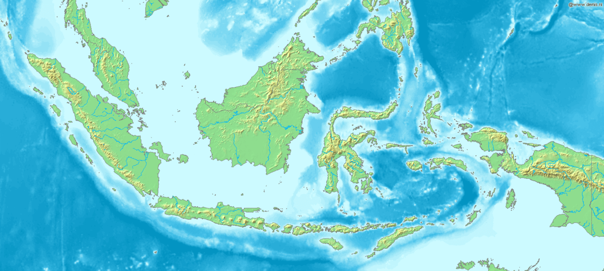 Indonesia Map. Blue Economy Indonesia, Blue economy beginner guide. CarbonEthics Indonesia