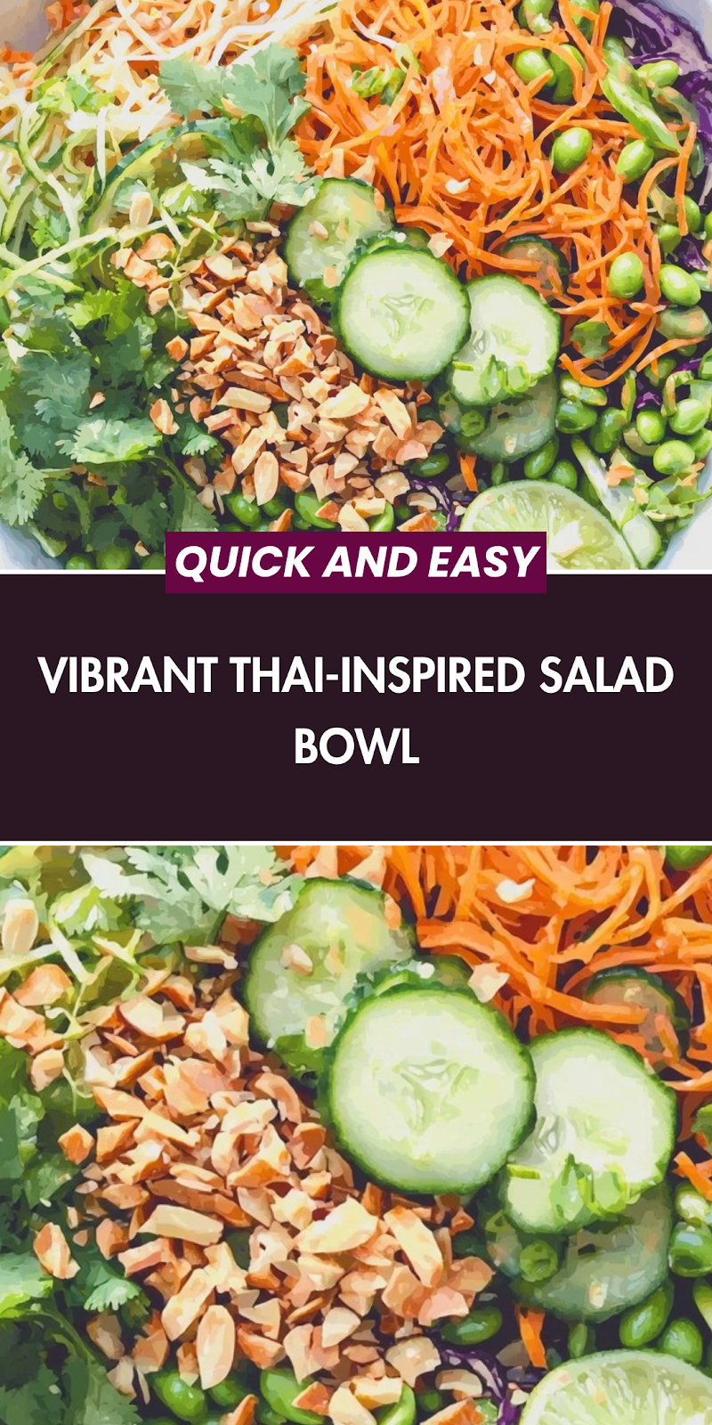 Vibrant Thai-Inspired Salad Bowl