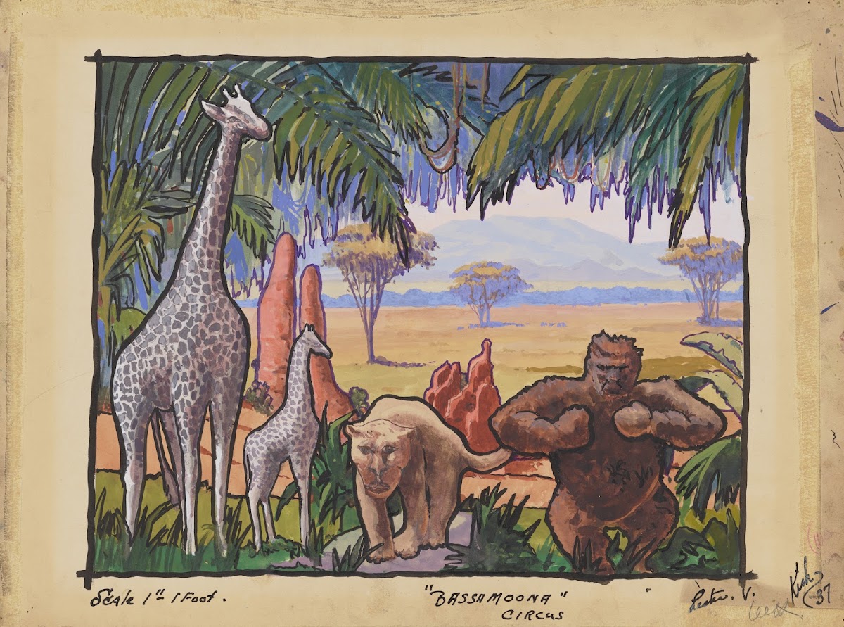 Bassa Moona Sketch no 3 Circus 1934 1943