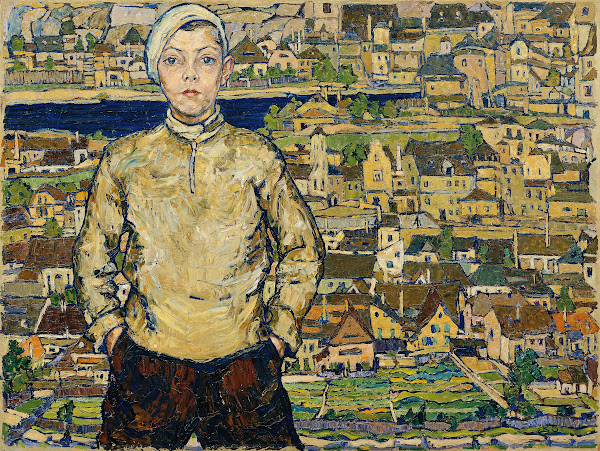Boy in a landscape 1935