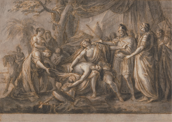 Achilles Lamenting the Death of Patroclus between 1760 and 1763