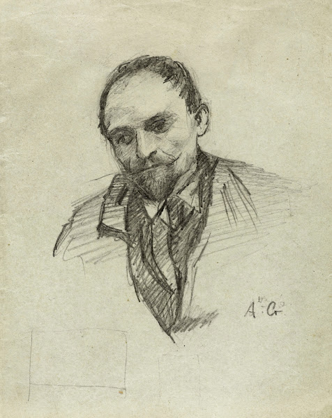 Portrait dhomme barbu visage légèrement tourné vers la gauche