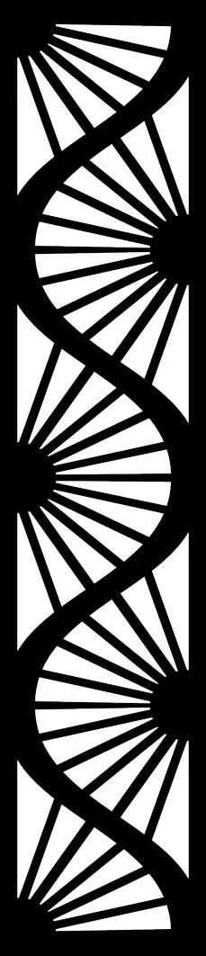 Art Deco Fan Geometric Pattern Free SVG for Glowforge Pro cutting and engraving