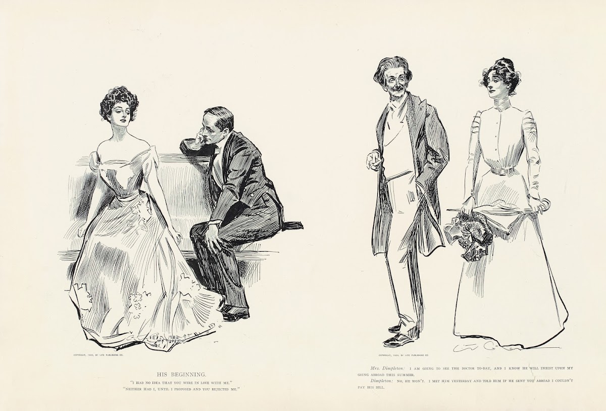 His beginning 1900