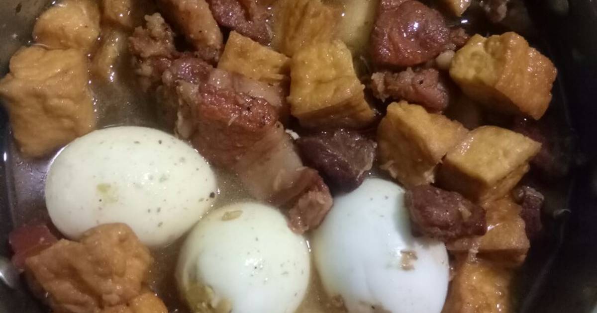 Thịt kho đậu hũ trứng