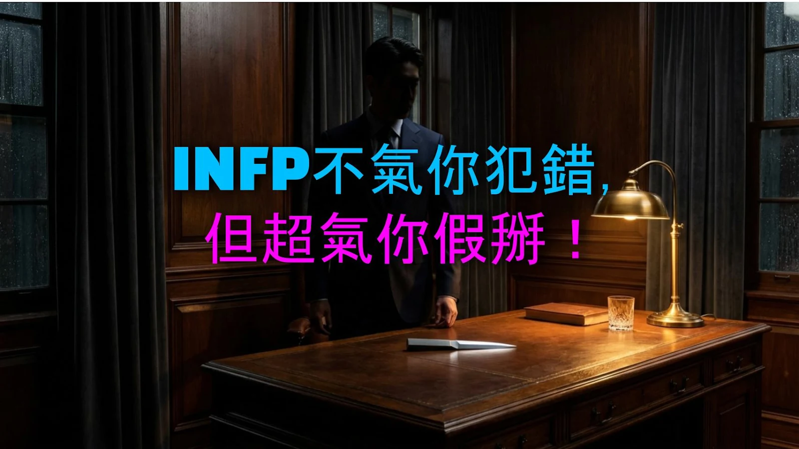 INFP不氣你犯錯，但超氣你假掰！
