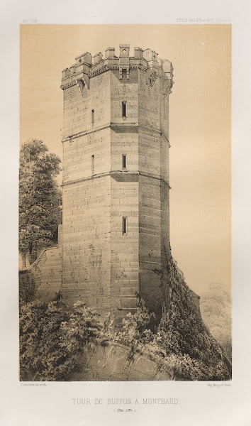 Tour de Buffon à Montbard Côte dOr 1860