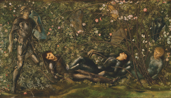 The Prince entering the Briar Wood 1869