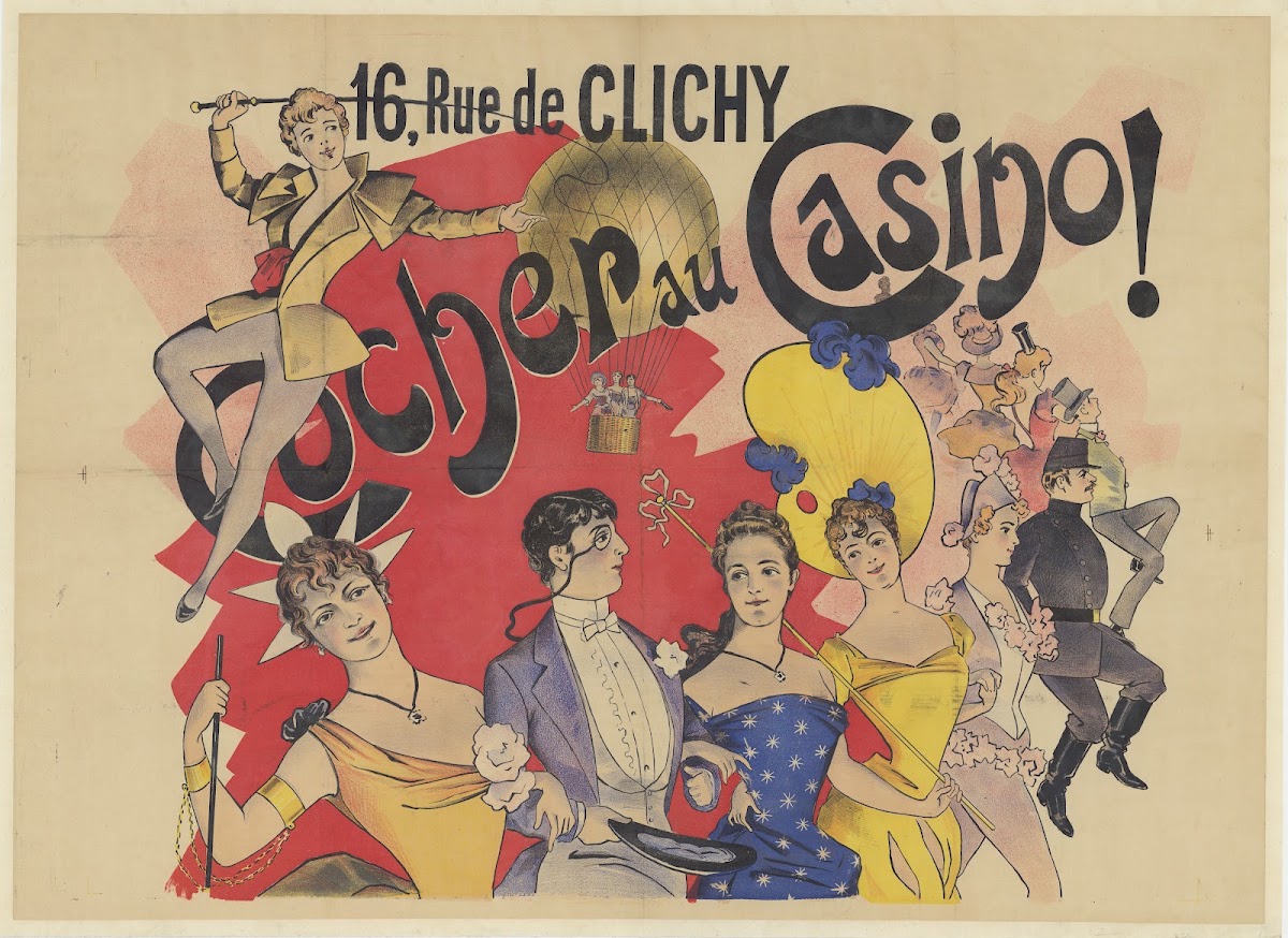 16 rue de Clichy Cocher au Casino 1891