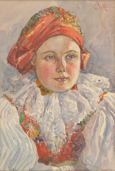 Head of a Moravian Girl 18901907