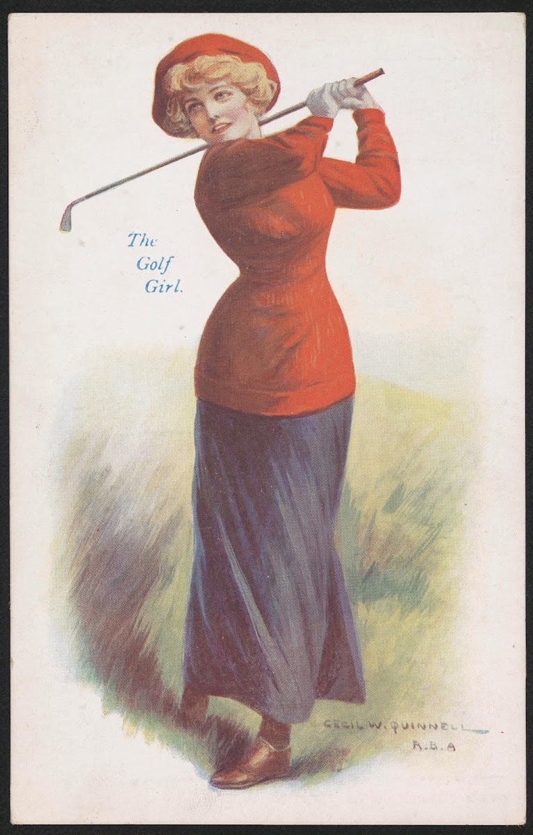 The golf girl 20th century