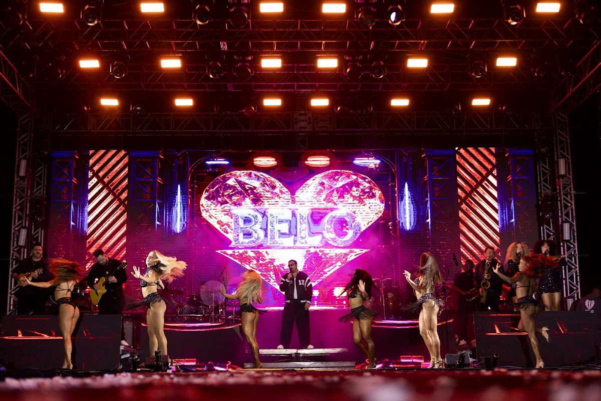 Artista no palco