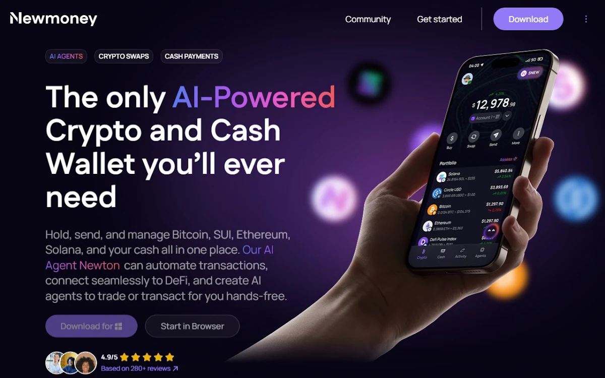 Captura de Newmoney.AI