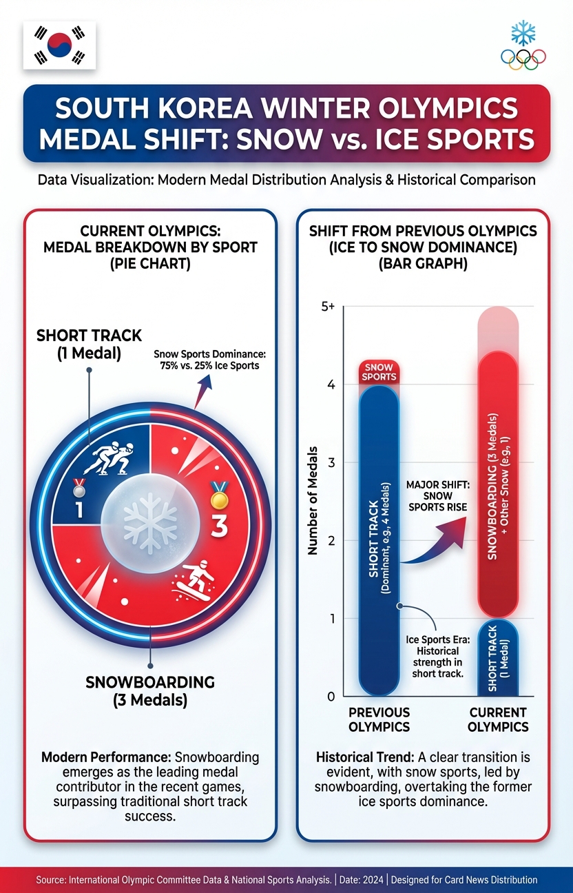 종목별 메달 분포 분석