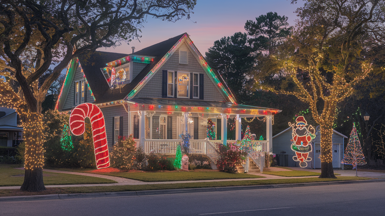Where to See Christmas Lights in Myrtle Beach
