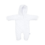 Детский комбинезон демисезон Twins Soul плащевка/флис 6-9 мес белый