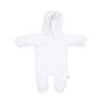 Детский комбинезон демисезон Twins Soul плащевка/флис 0-3 мес белый