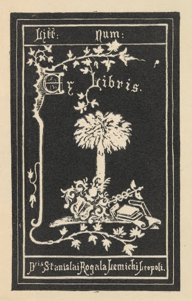 Bookplate Of StanisłAw Rogal Lewicki 1879 1928 1907