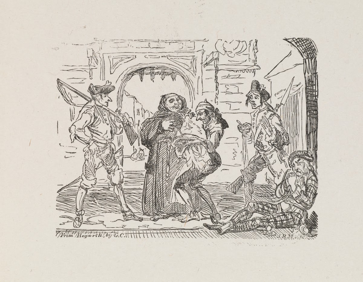 Illustrations for The Universal songster Pl08 1825