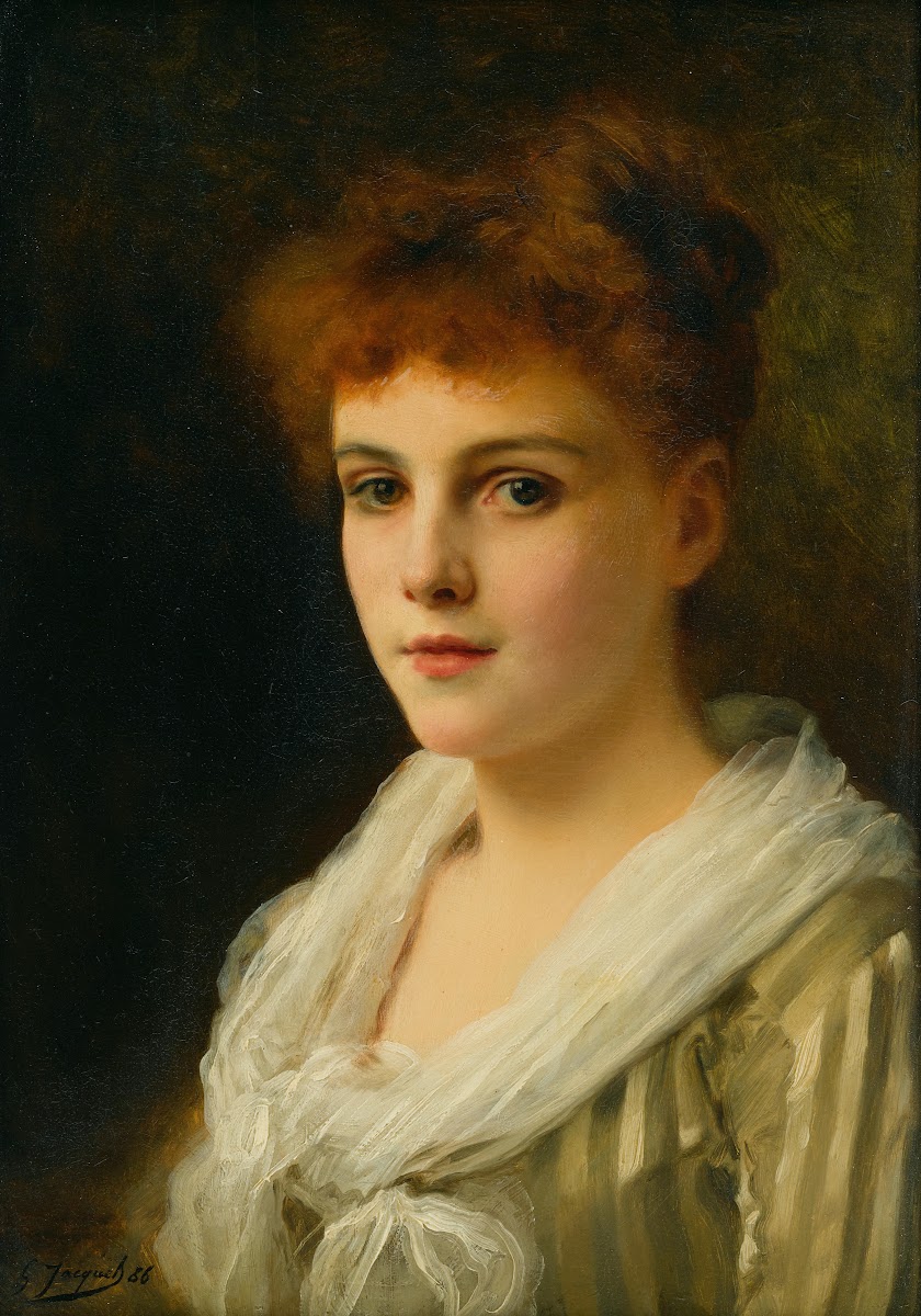An auburn haired beauty 1886