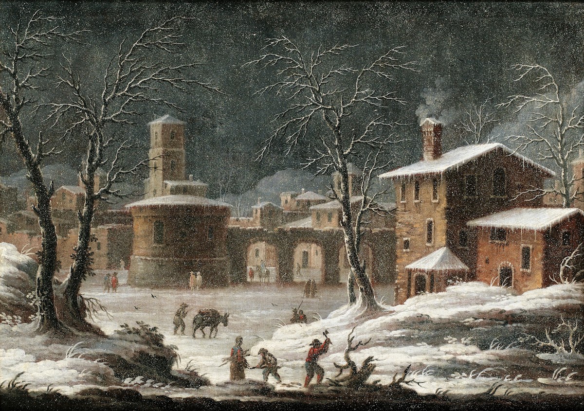Landscape under snow