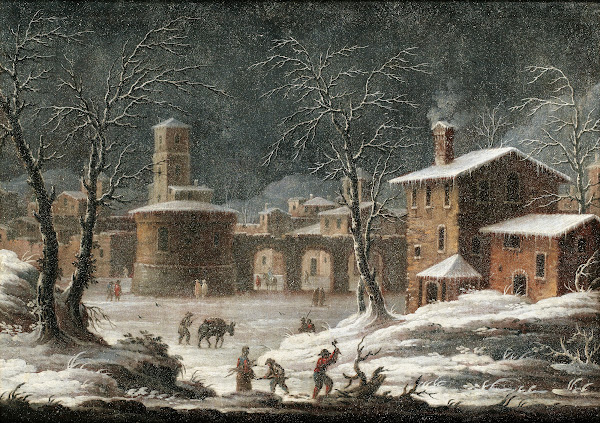 Landscape under snow