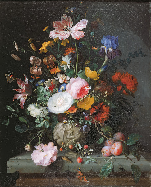 Still Life With Bouquet Of Flowers 1677
