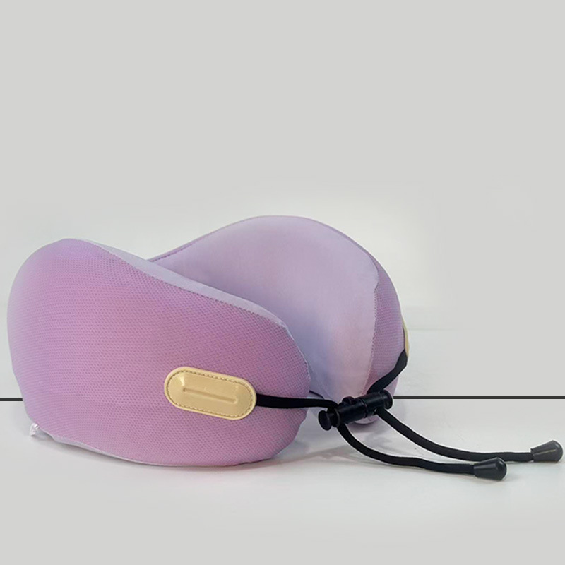 U-shaped neck pillow with memory foam
