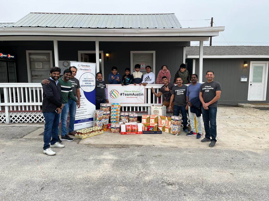 ITServe Austin Chapter Circle of Hope Food Donation Drive