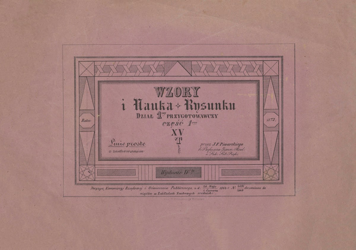 Wzory i nauka rysunku Patterns and drawing lessons Vol2 Pl01 1872