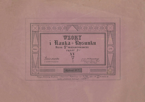 Wzory i nauka rysunku Patterns and drawing lessons Vol2 Pl01 1872