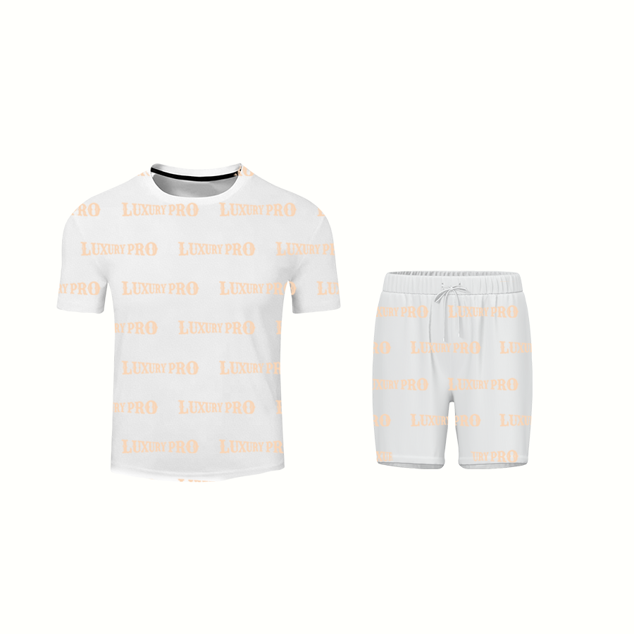 AOP Baby Short Sleeve & Children's Beach Shorts