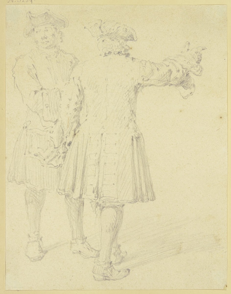 Two men with tricorns