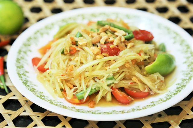 Gỏi Đu Đủ Thái Chua Cay